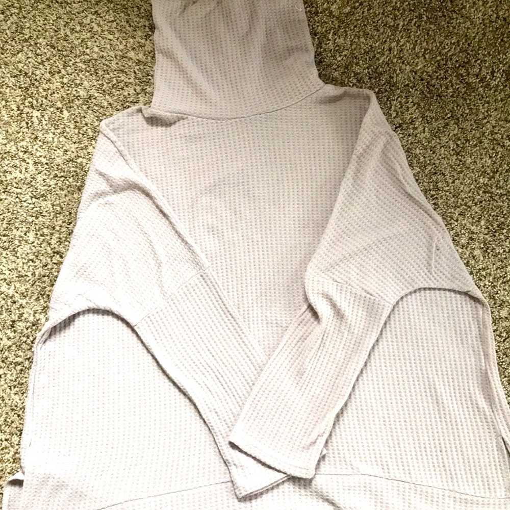 Waffle Knit Turtleneck